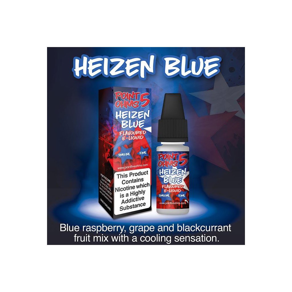Heizen blue - POINT 5 OHMS - ECO VAPE - 10ml Heizen blue - POINT 5 OHMS - ECO VAPE - 10ml