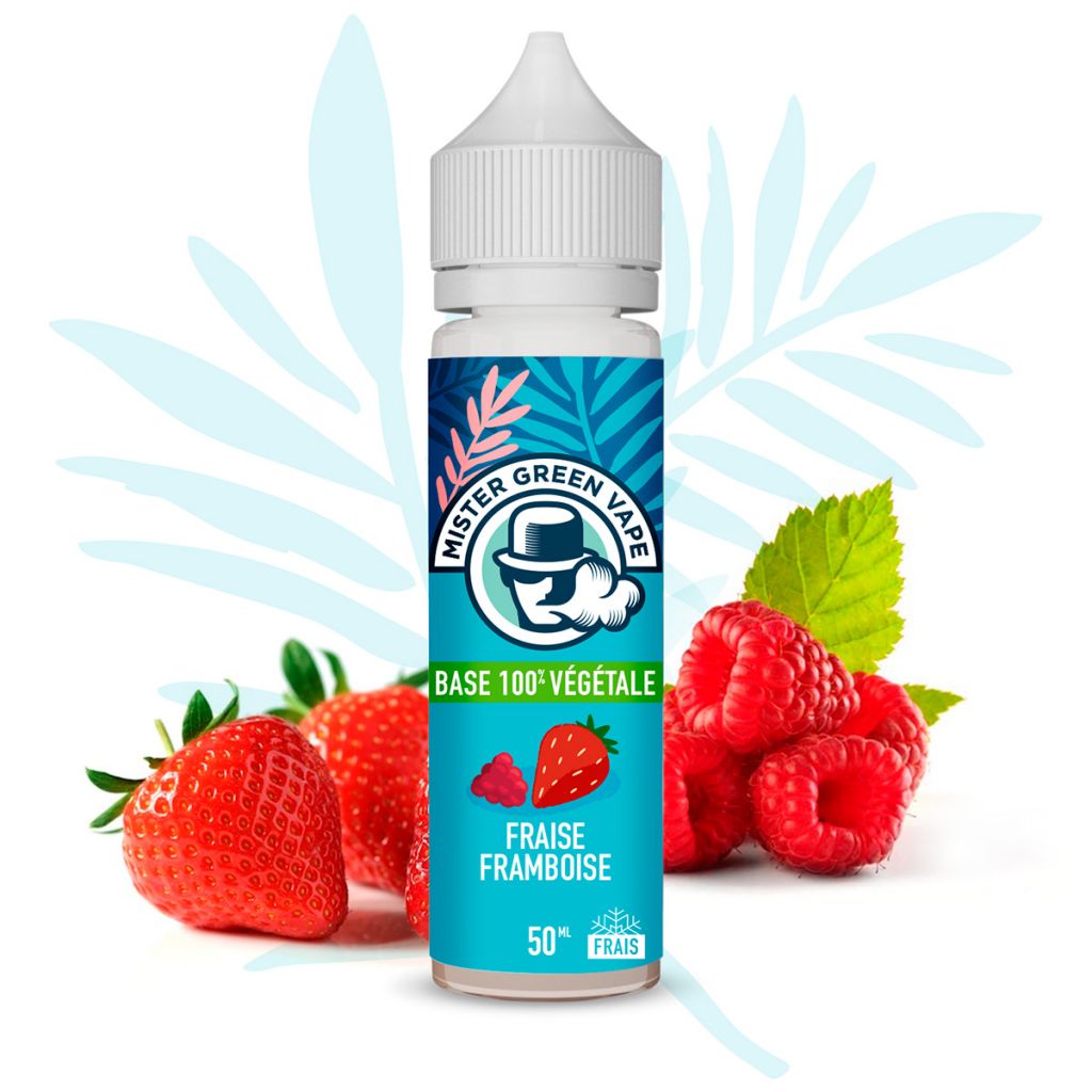Fraise Framboise - MISTER GREEN VAPE - 50ml Fraise Framboise - MISTER GREEN VAPE - 50ml