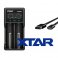 XTAR VC2-SL - Chargeur d'accu 2 slots