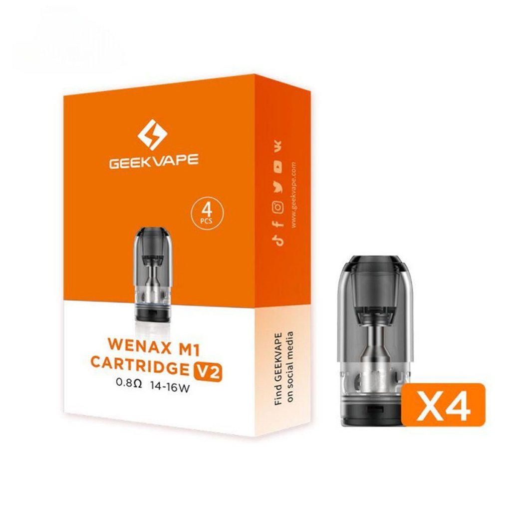 Wenax M1 V2 boite de x4 cartouches - GEEKVAPE Wenax M1 V2 boite de x4 cartouches - GEEKVAPE